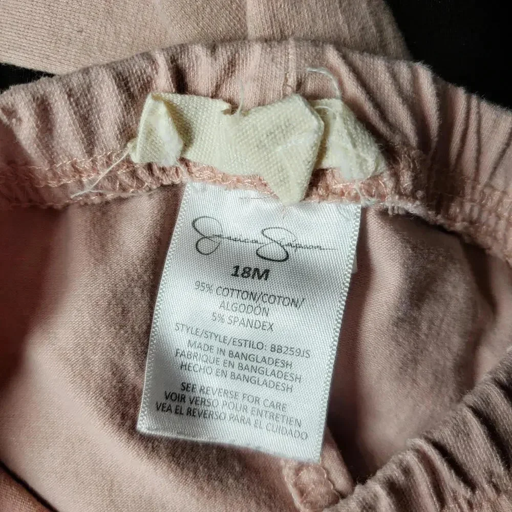 Calvin Klein, Jessica Simpson & Carter's Toddler Girl Casual Leggings Bundle 18m